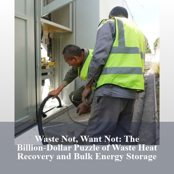 Waste Not, Want Not: The Billion-Dollar Puzzle of Waste Heat Recovery and Bulk Energy Storage